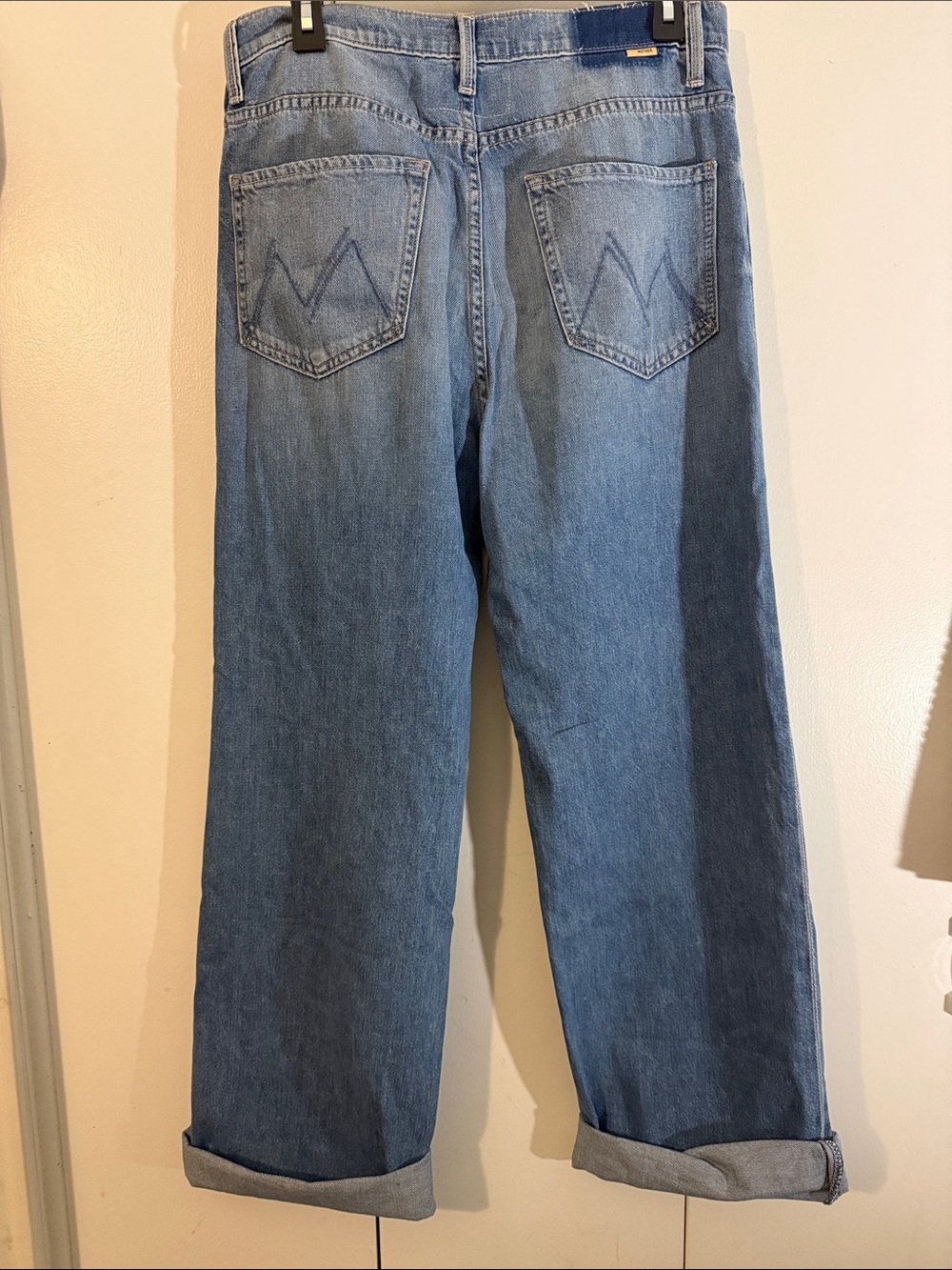 Mother superior the dodger sneak wide legged jeans!
